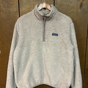 Patagonia Los Gatos 1/4 Zip Pullover Sherpa Fleece Jacket Women's Size L